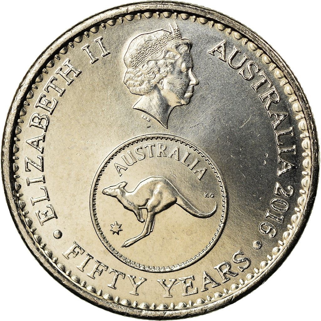 Australia | 5 Cents Coin | Anniversary of Decimal Currency | Km:3160 | 2016