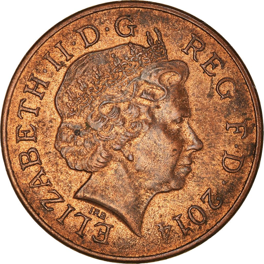 United Kingdom | 2 Pence Coin | Elizabeth II | Km:1108 | 2008 - 2015