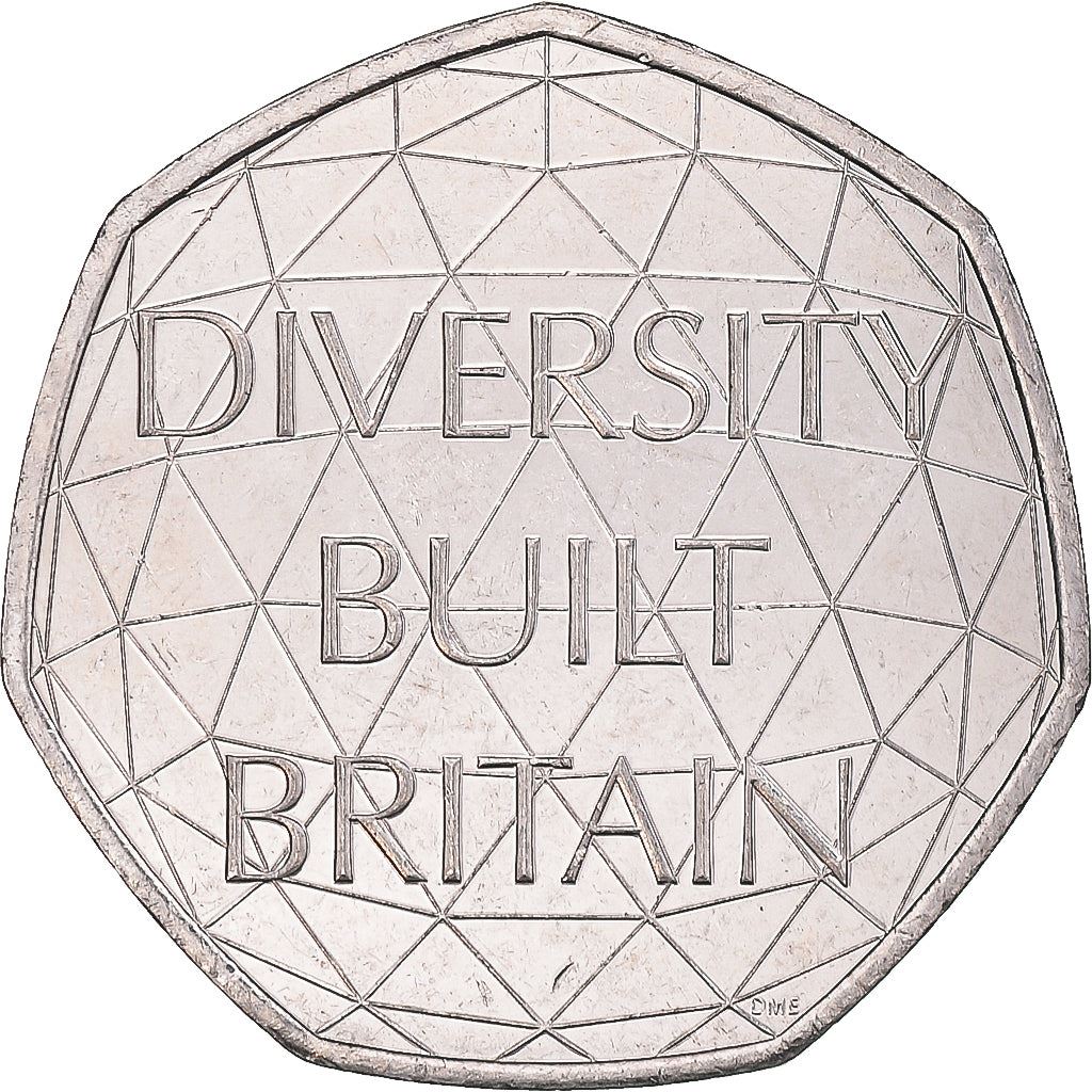 United Kingdom | 50 Pence Coin | Diverse Britain | Km:1818 | 2020
