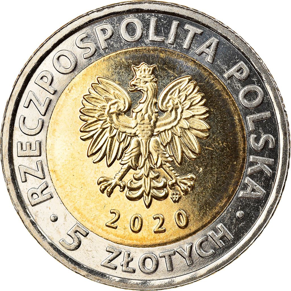 Polonia | Moneda de 5 Zlotys | Basílica de Santa María | A:1064 | 2020