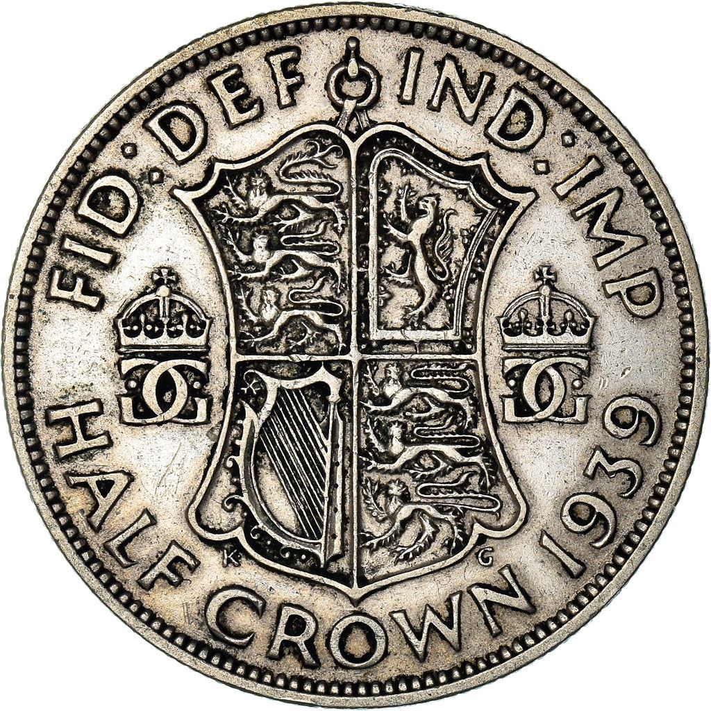 United Kingdom | 1/2 Crown Coin | George VI | KM:856 | 1937 - 1946