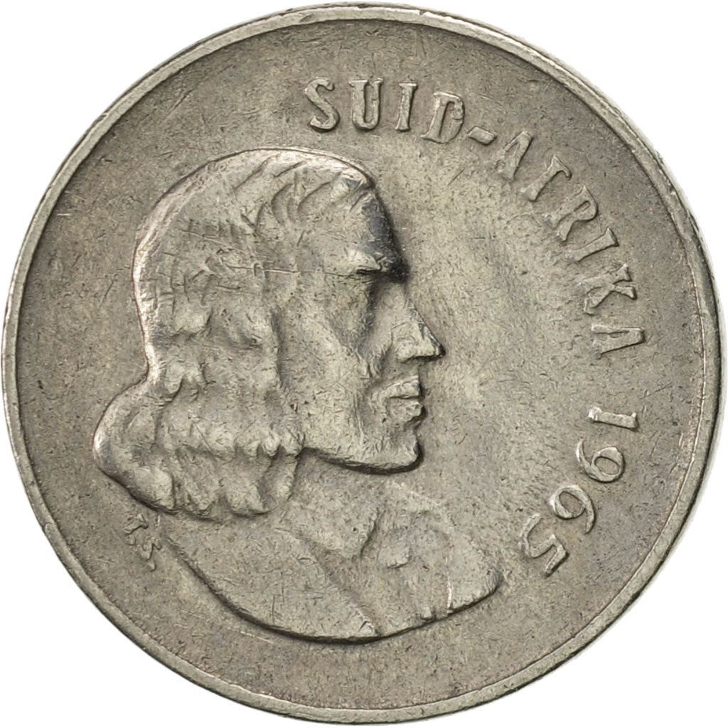 Sør-Afrika 5 Cent Mynt | Afrikaans Legende - SUID-AFRIKA | KM67.2 | 1965 - 1969