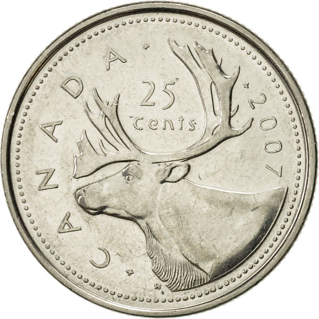 Canada | 25 Cents Coin | Nickel plated steel | KM:493 | 2003-2022