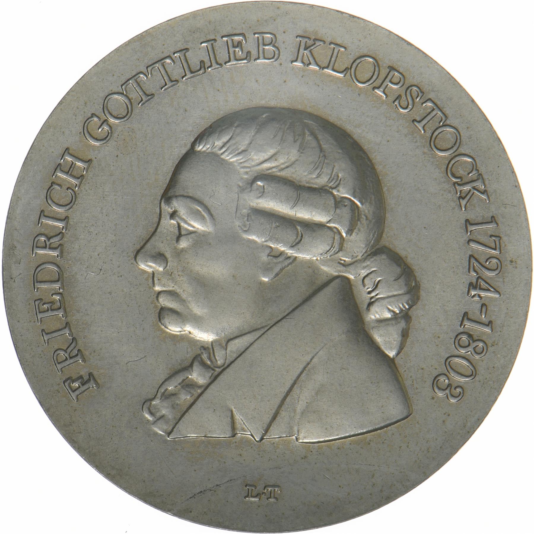Deutsche Demokratische Republik | 5-Mark-Münze | Friedrich Gottlieb Klopstock | KM:67 | 1978