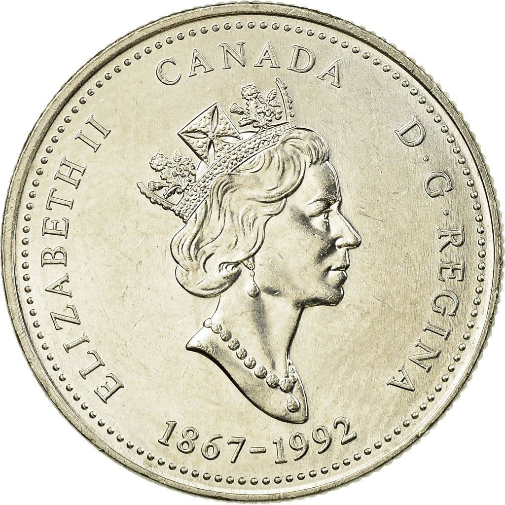 Canada | 25 Cents Coin | Nickel | Alberta | KM:221 | 1992