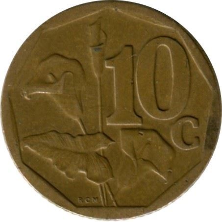 Sydafrika 10 Cent Xhosa Legend - uMzantsi Afrika Mynt KM341 2007