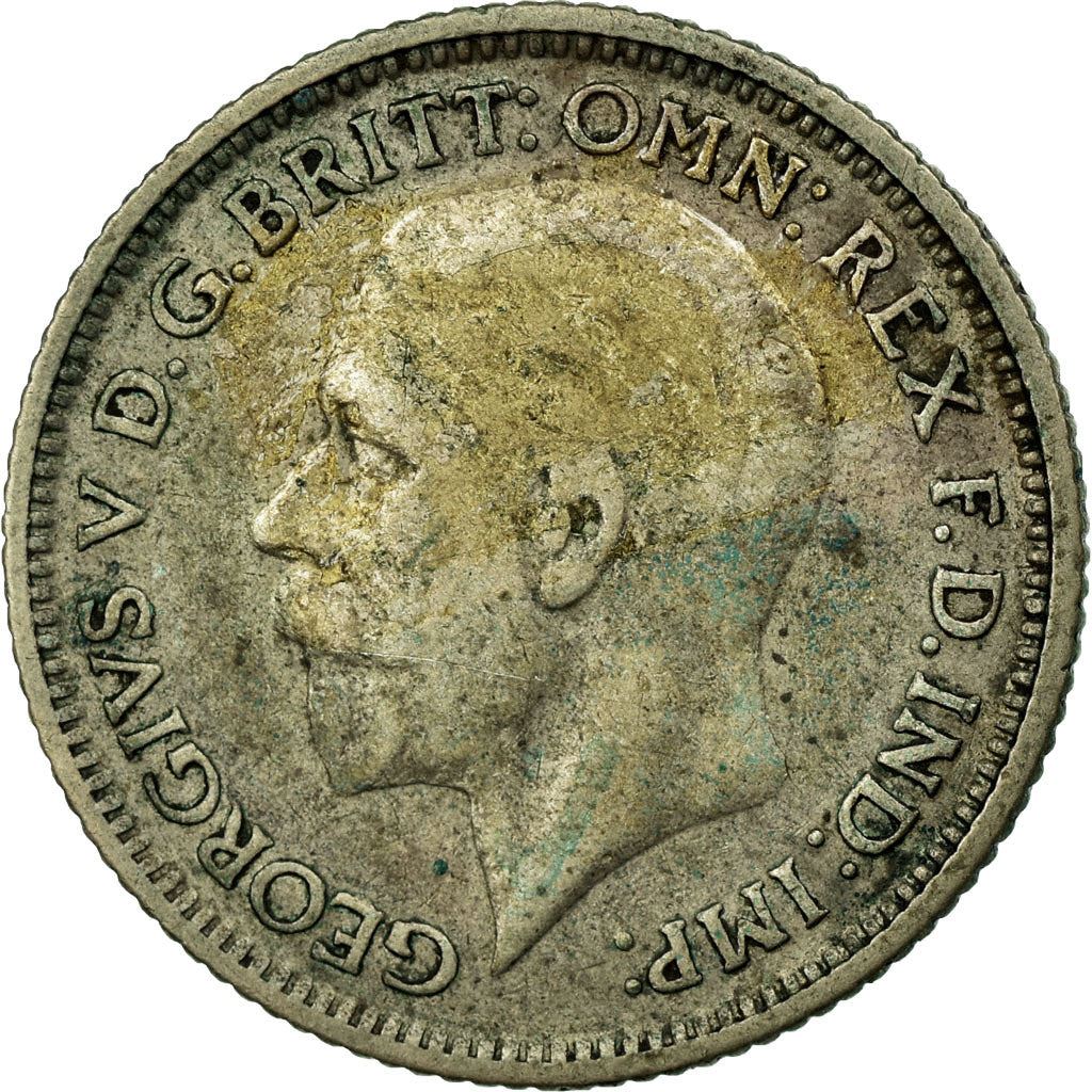 United Kingdom | 6 Pence Coin | George V | KM:832 | 1927 - 1936