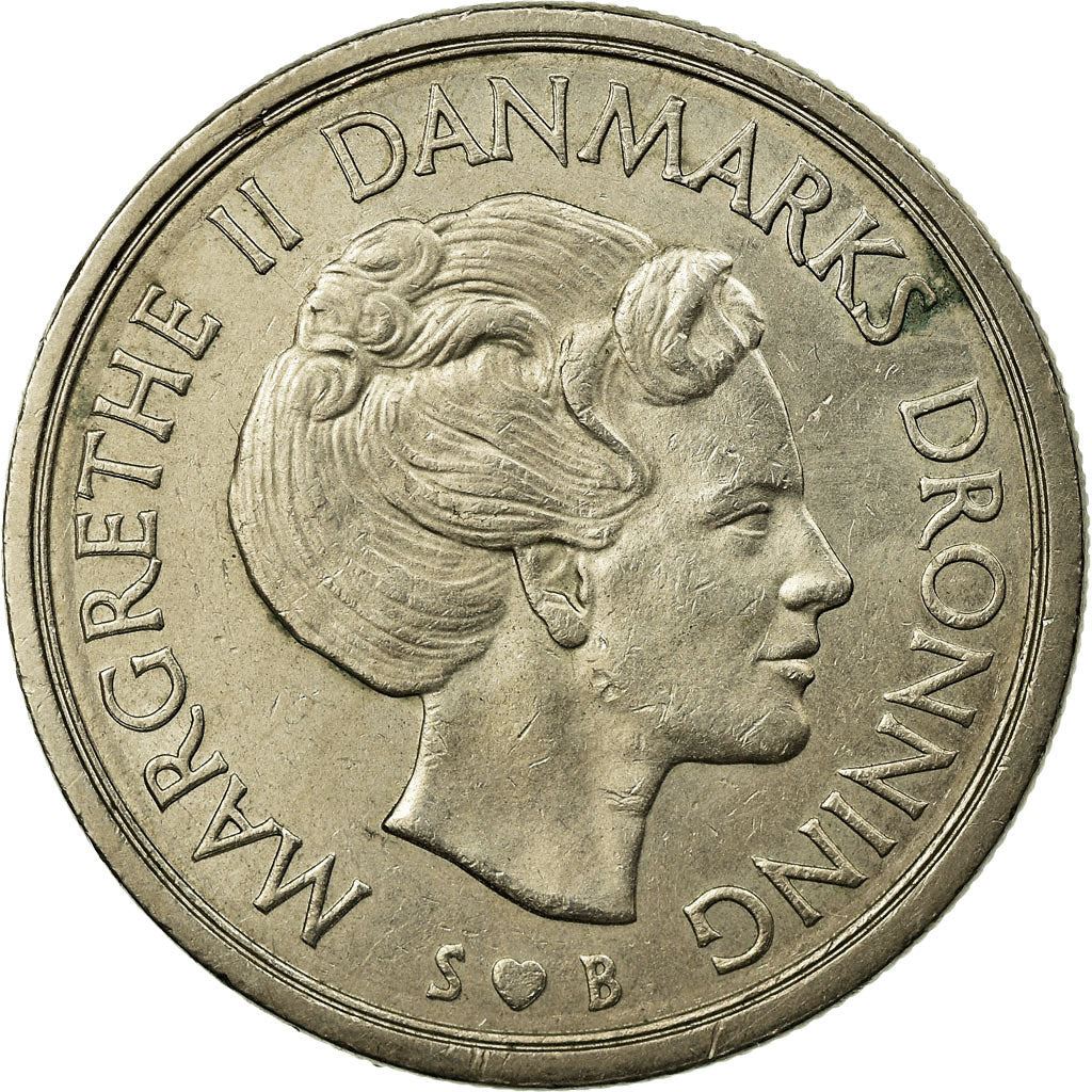 Denmark | 5 Kroner Coin | Margrethe II | Km:863 | 1973 - 1988