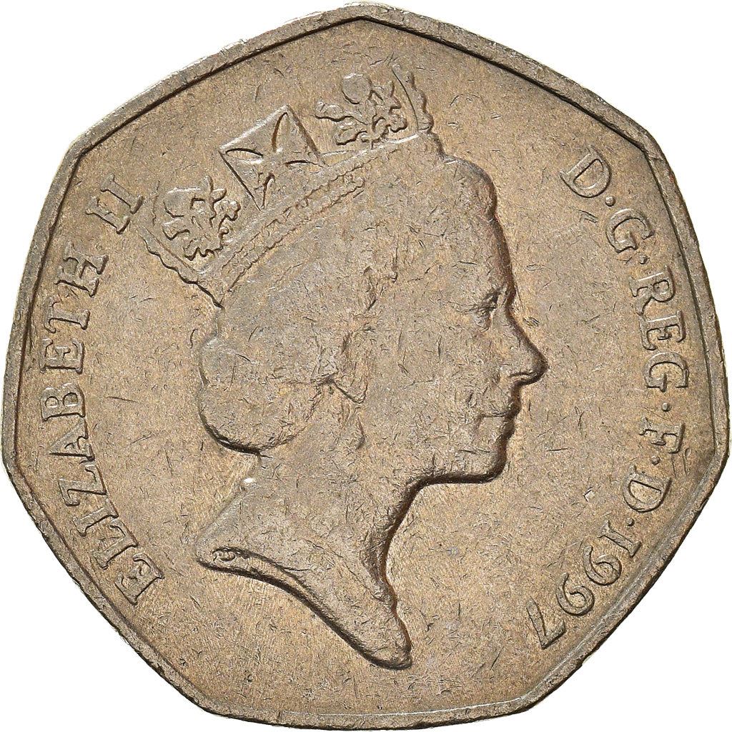 United Kingdom | 50 Pence Coin | Britannia | Km:940.2 | 1997