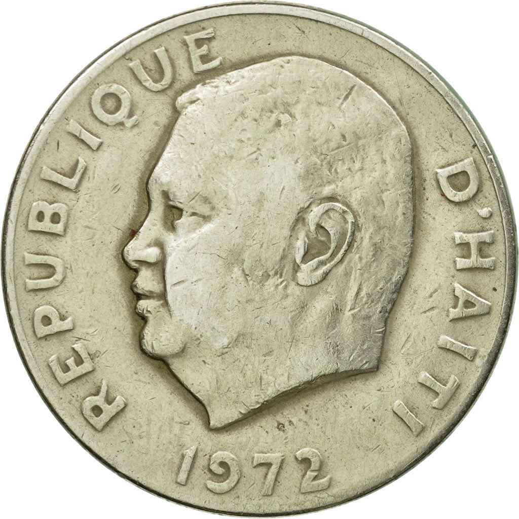 Haiti | 50 Centimes Coin | Jean-Claude Duvalier | Cannon | Km:101A | 1975 - 1985