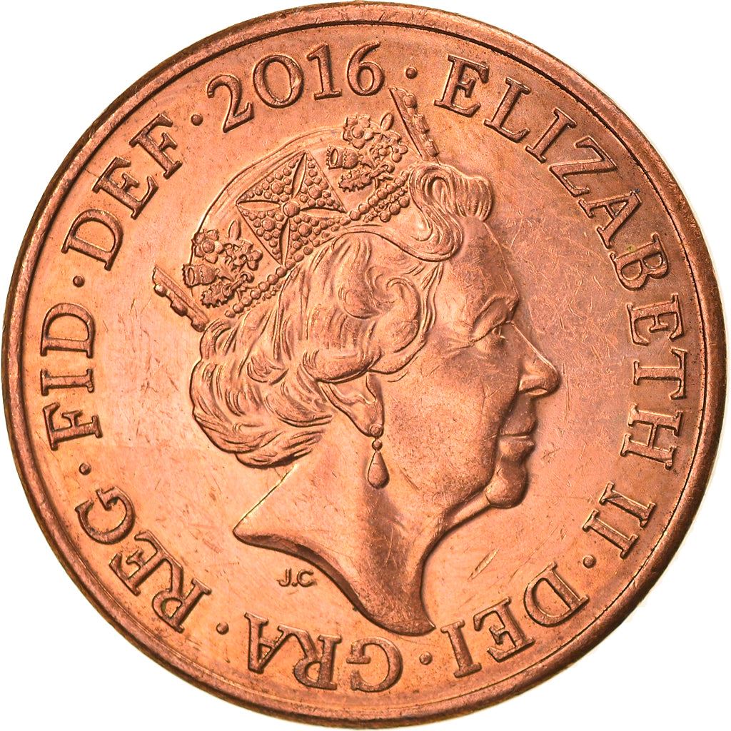 United Kingdom | 2 Pence Coin | Elizabeth II | Km:1333 | 2015 - 2022