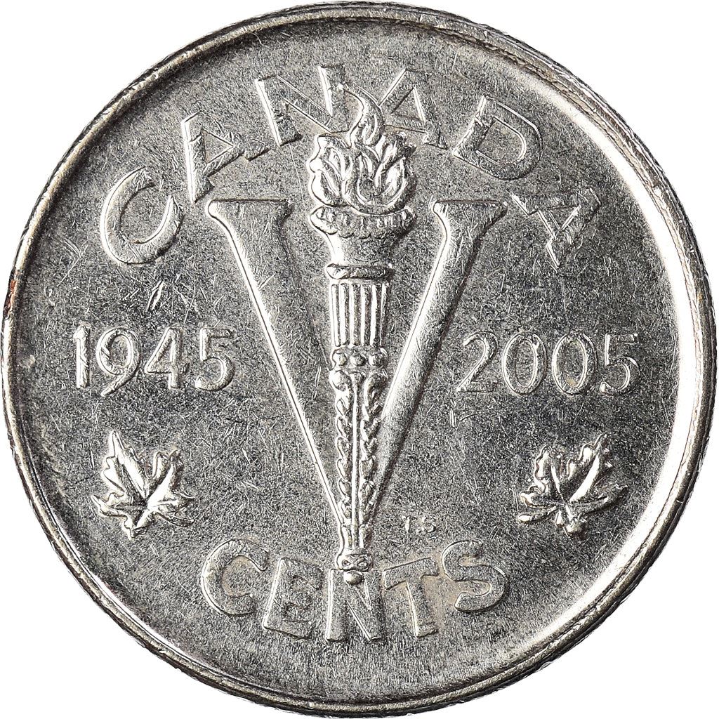 Canada | 5 Cents Coin | Canadian Military History | Nickel plated steel | KM:627 | 2005