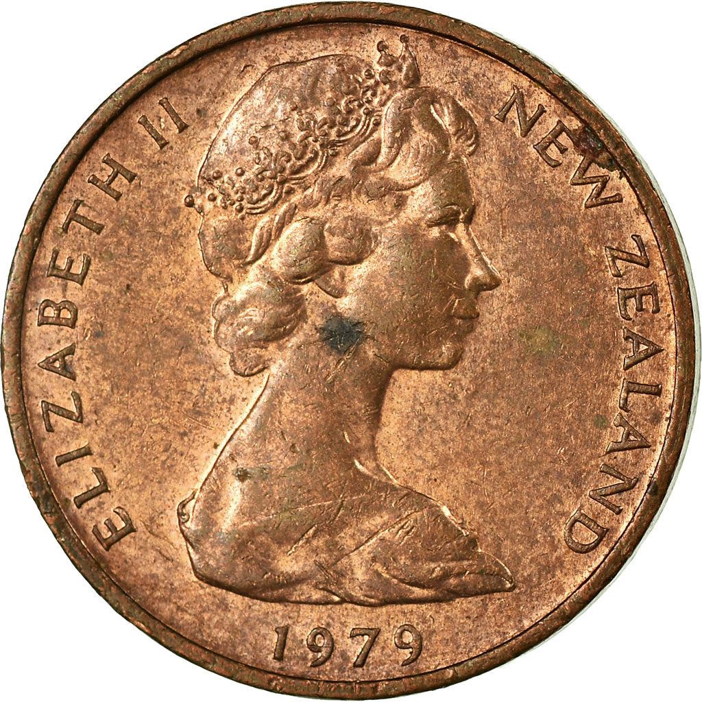 New Zealander 1 Cent Coin | Queen Elizabeth II | Silver Fern Leaf | KM31 | 1967 - 1985