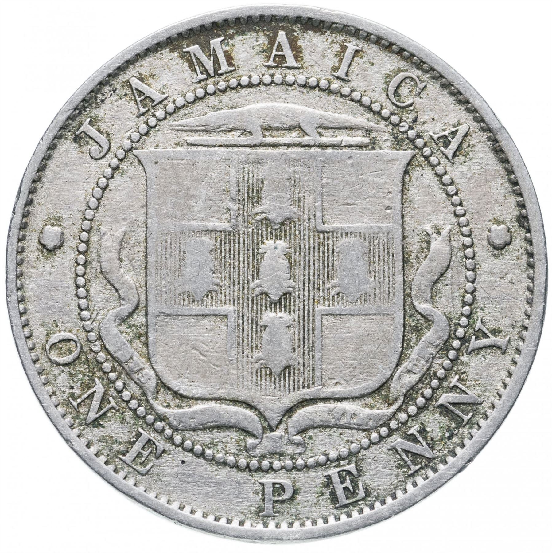 Jamaica | 1 Penny Coin | King George V | Km:26 | 1914 - 1928