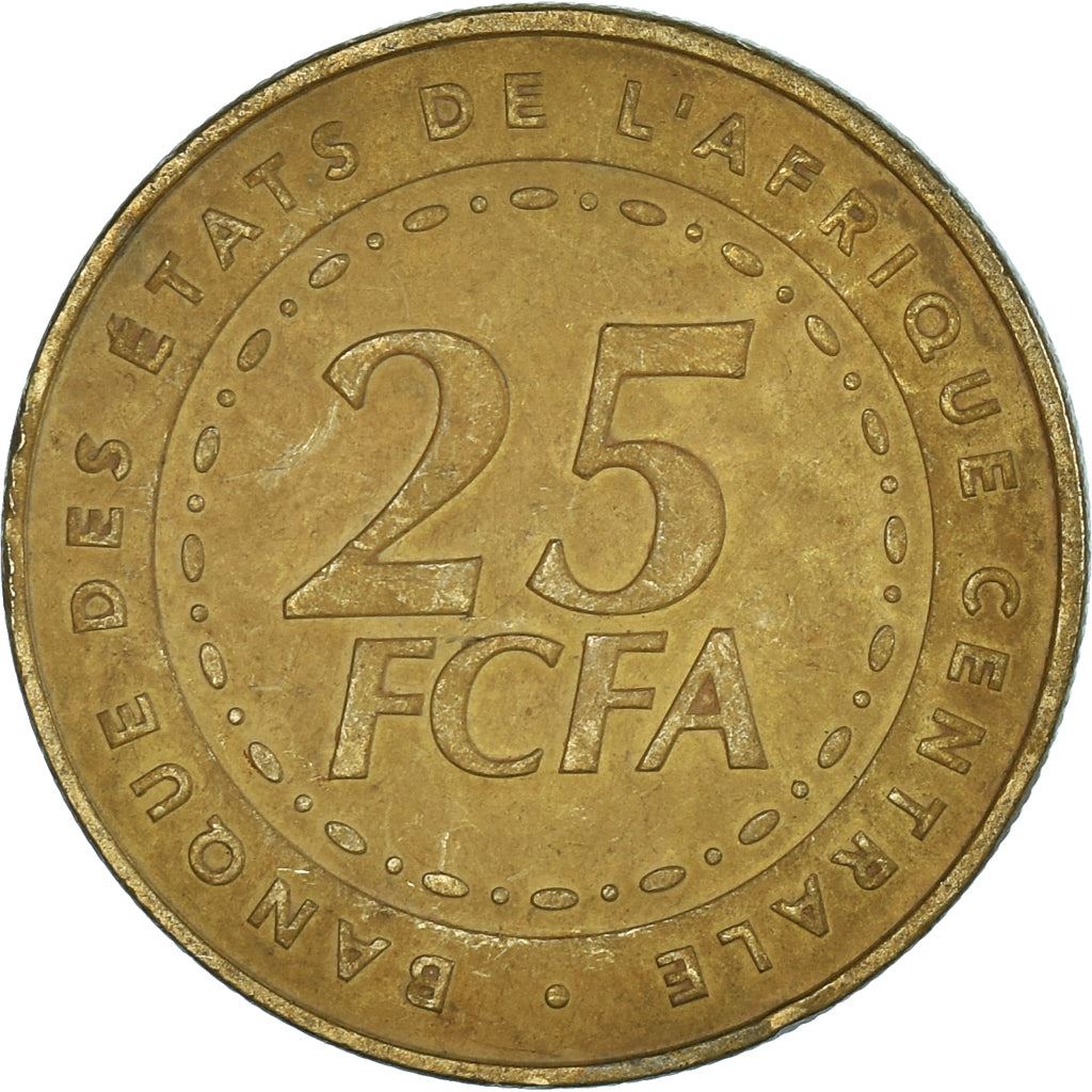 Central African States | 25 Francs Cfa Coin | Plants | Km:20 | 2006 - 2023