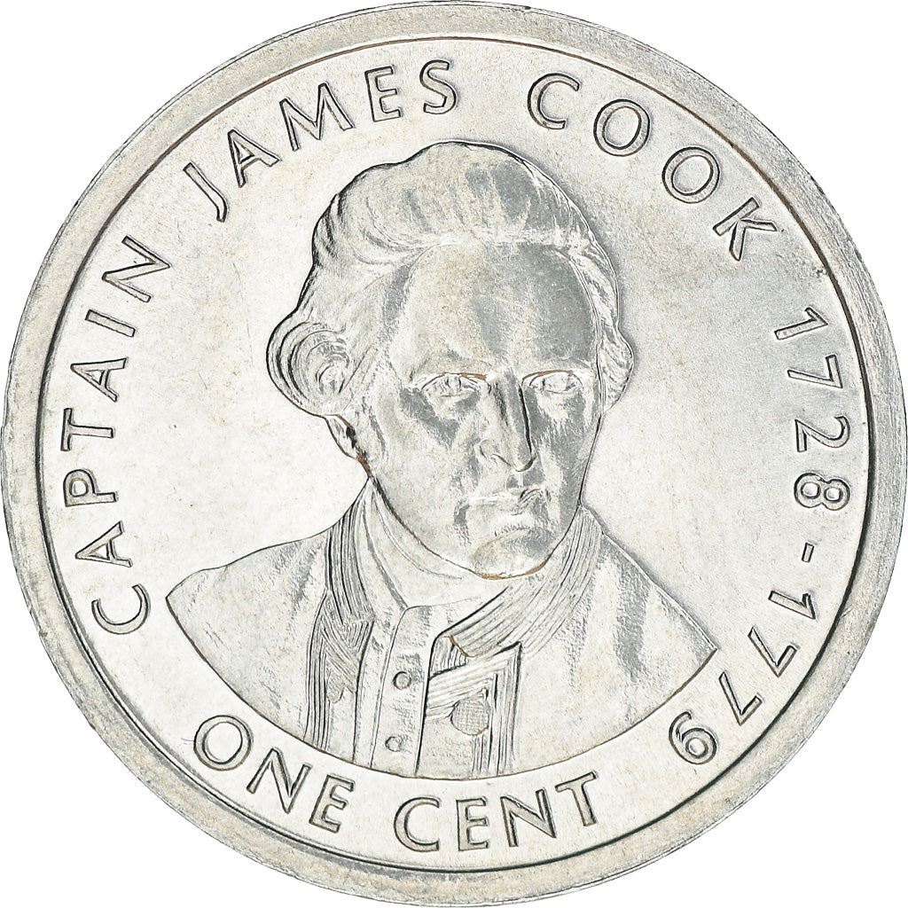 Cookøerne | 1 Cent Mønt | James Cook | Km:419 | 2003