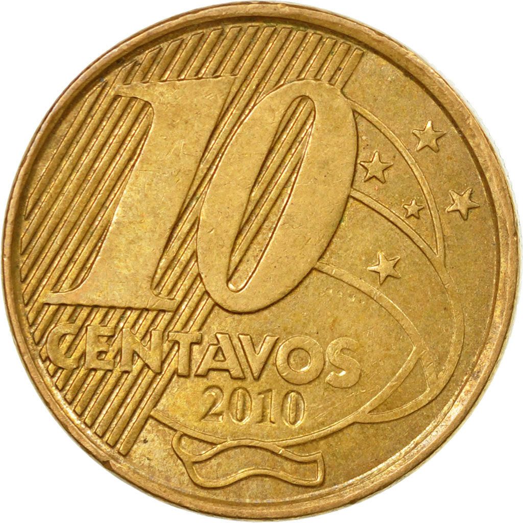 Brazil | 10 Centavos Coin | Pedro I | Km:649 | 1998 - 2024
