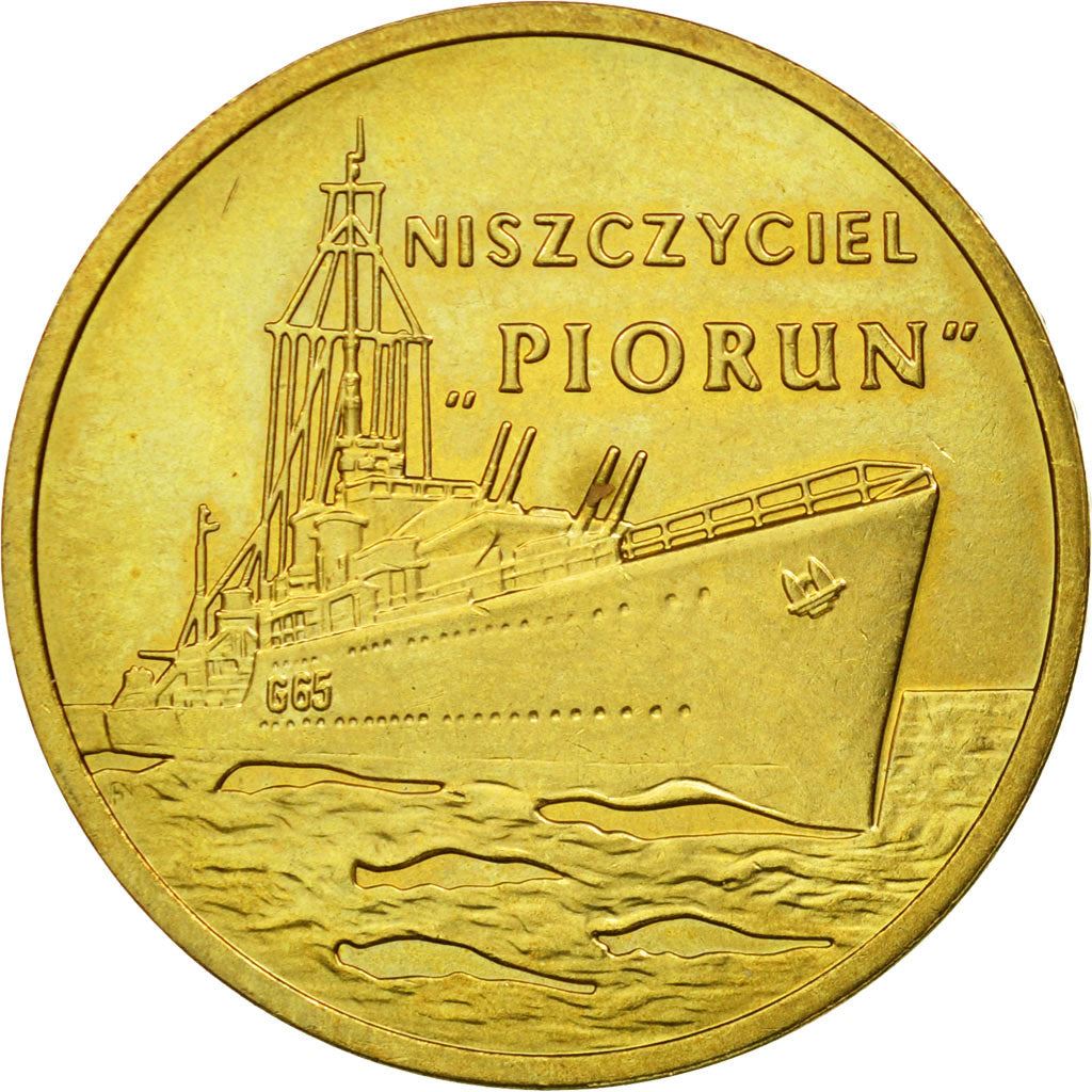 Poland | 2 Zlotys Coin | Lekki krążownik | Y:841 | 2012