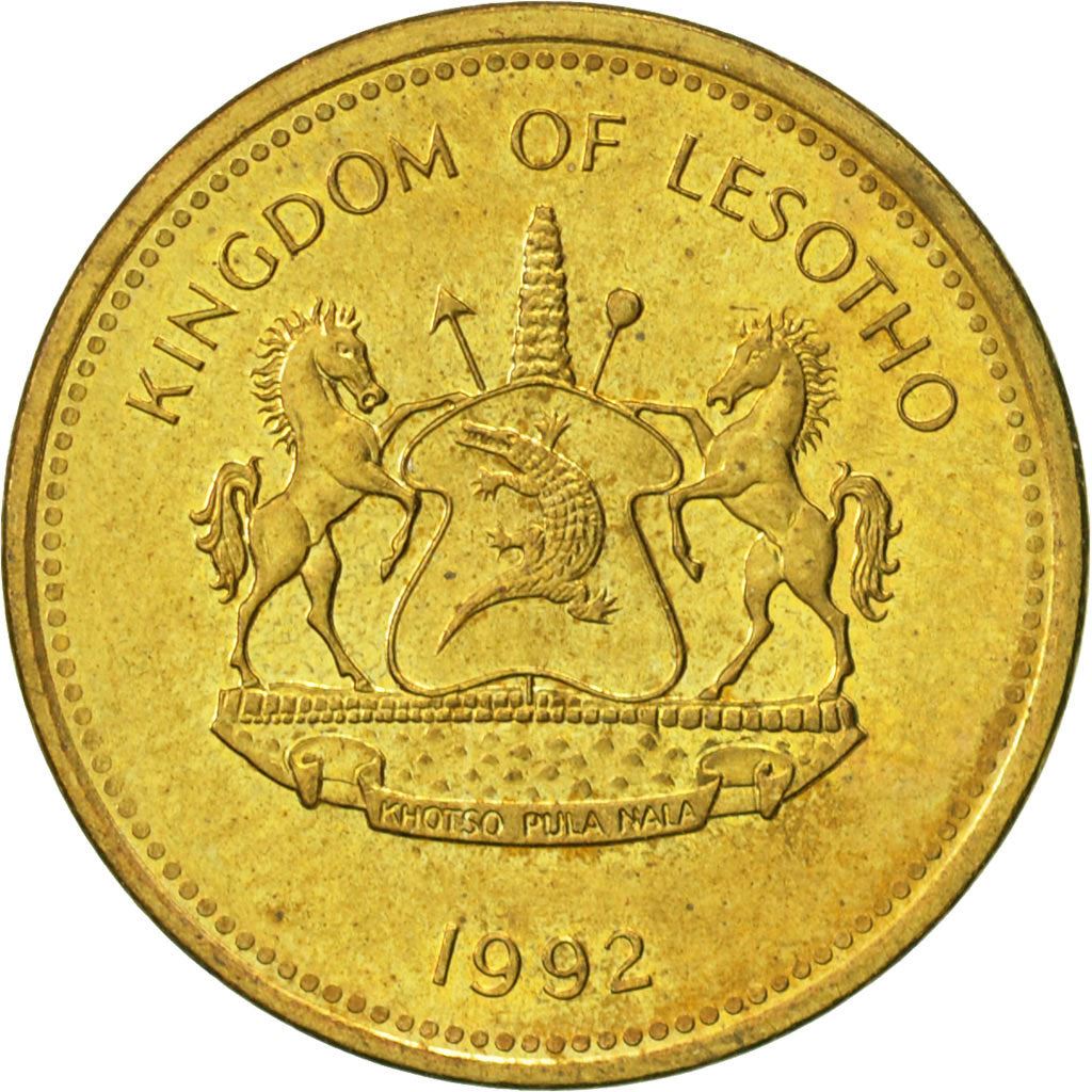 Lesotho | 2 Lisente Coin | Bull | Km:17 | 1979 - 1989