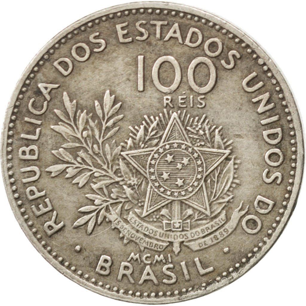Brasil | Moeda de 100 Réis | Liberdade | Km:503 | 1901