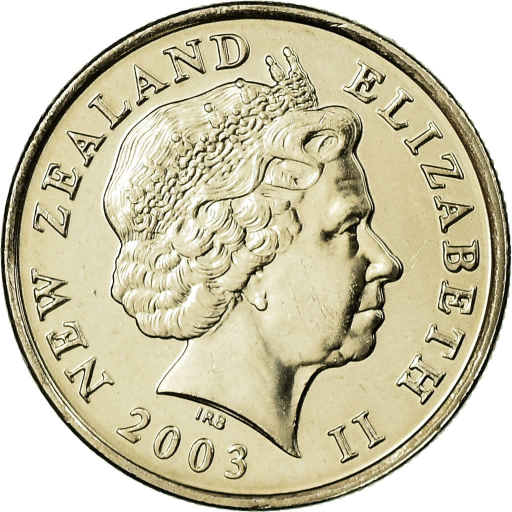 New Zealander 5 Cents Coin | Queen Elizabeth II | Tuatara Lizard | KM116 | 1999 - 2006