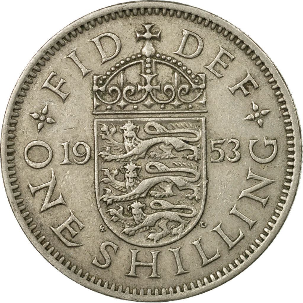 United Kingdom | 1 Shilling Coin | Elizabeth II | Km:890 | 1953