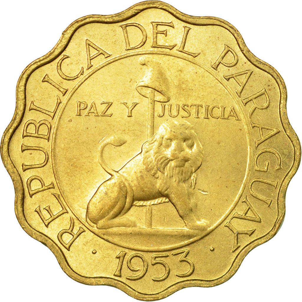 Paraguay | 25 Centimos Coin | Sello de Hacienda | Km:27 | 1953