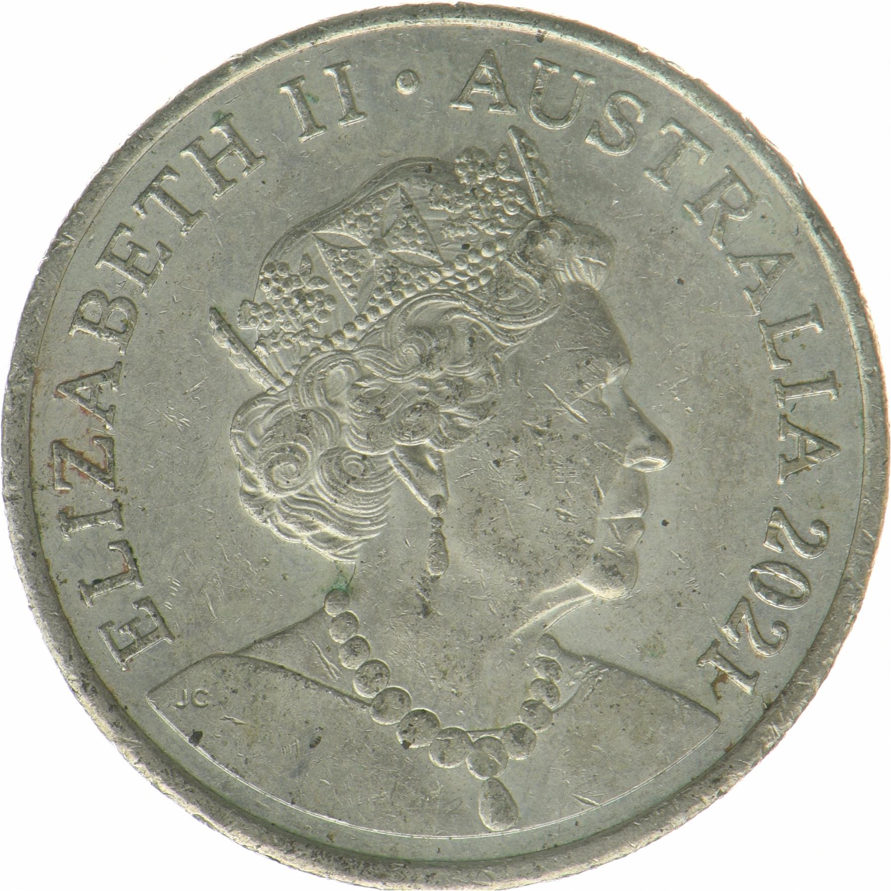 Australia | 20 Cents Coin | Platypus | KM:3614 | 2019 - 2023