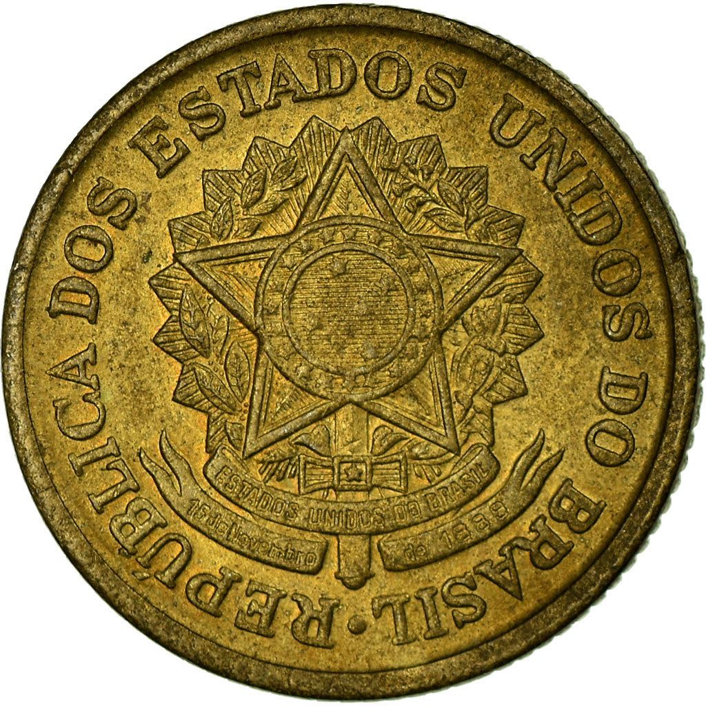 Brazil | 2 Cruzeiros Coin | Star | KM:568 | 1956