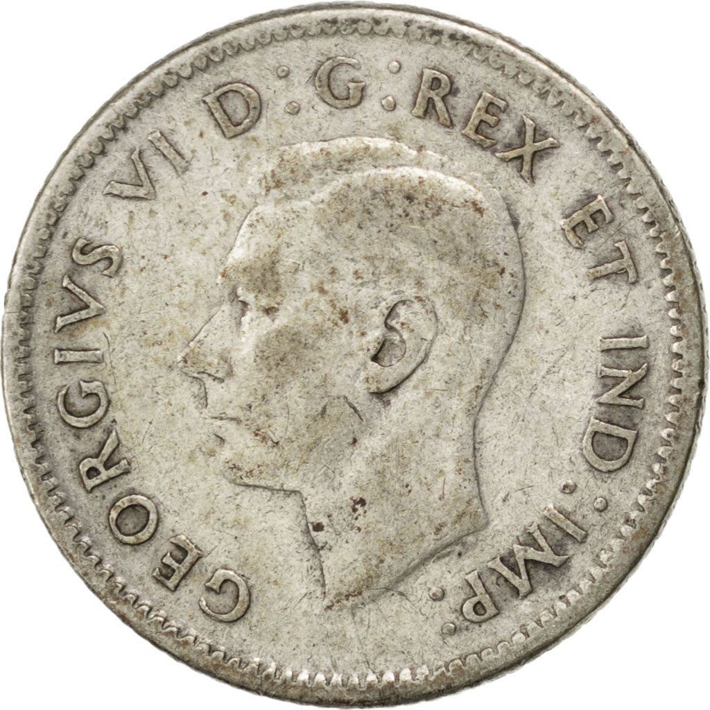 Canada | 10 Cents Coin | Silver | KM:34 | 1937-1947
