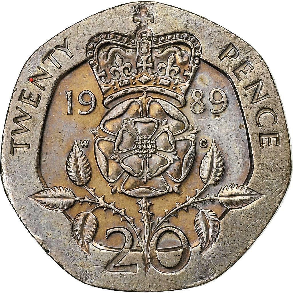 United Kingdom | 20 Pence Coin | Elizabeth II | Km:939 | 1985 - 1997