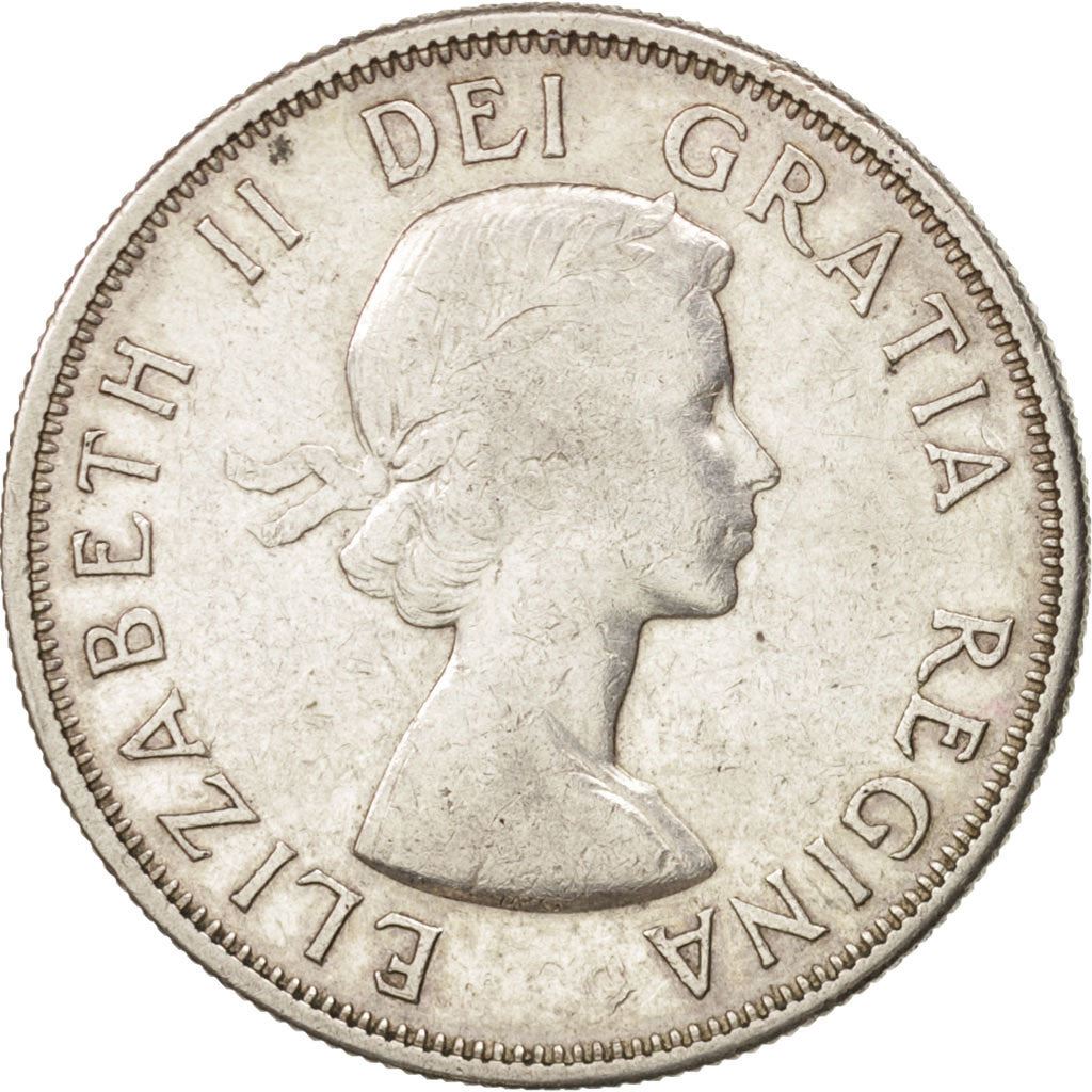 Canada | 50 Cents Coin | Silver | 1st portrait | KM:53 | 1953-1958