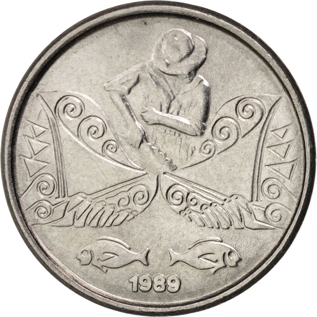 Brazil | 5 Centavos Coin | Fisher | Km:612 | 1989 - 1990