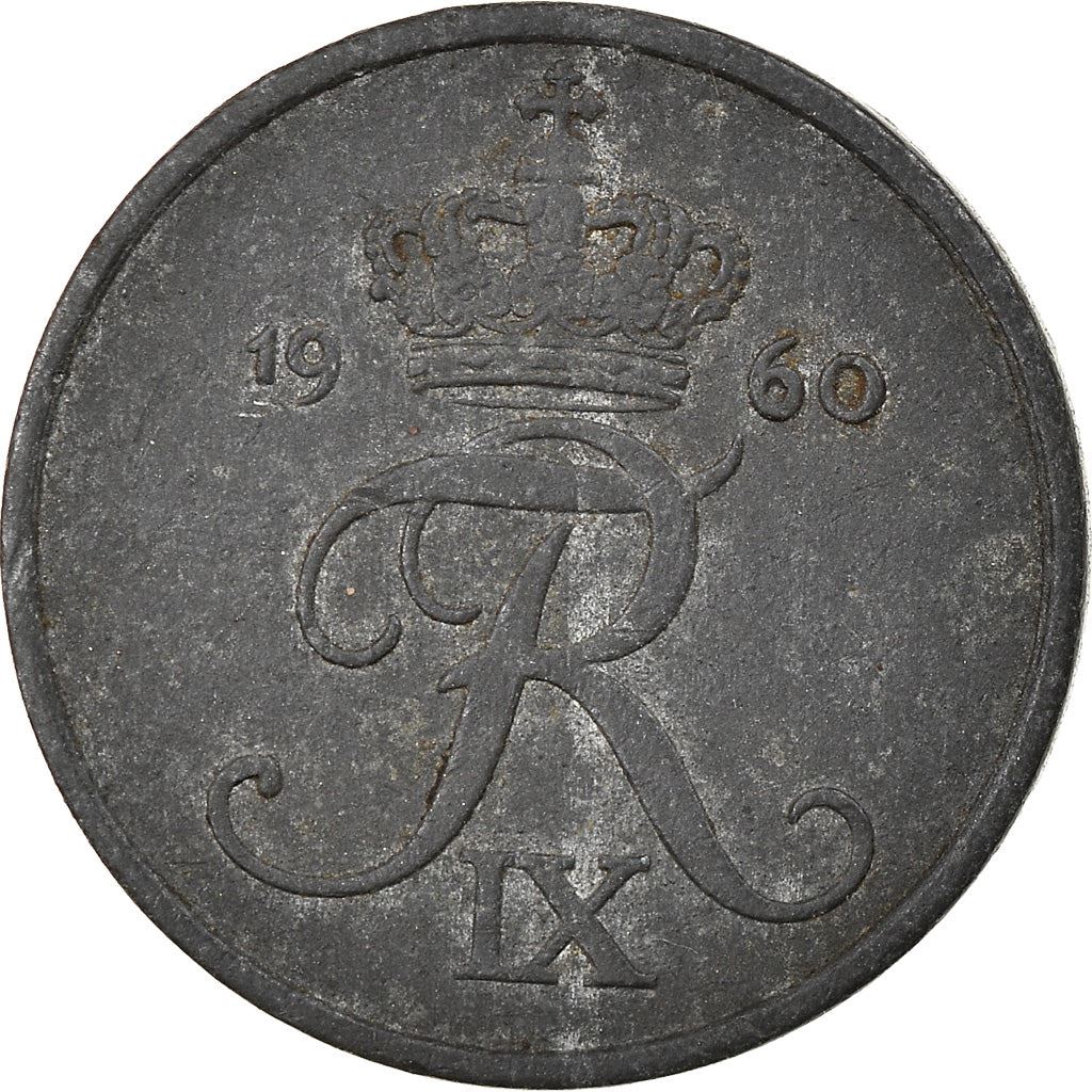 Denmark | 1 Ore Coin | Monogram | Km:839 | 1948 - 1972