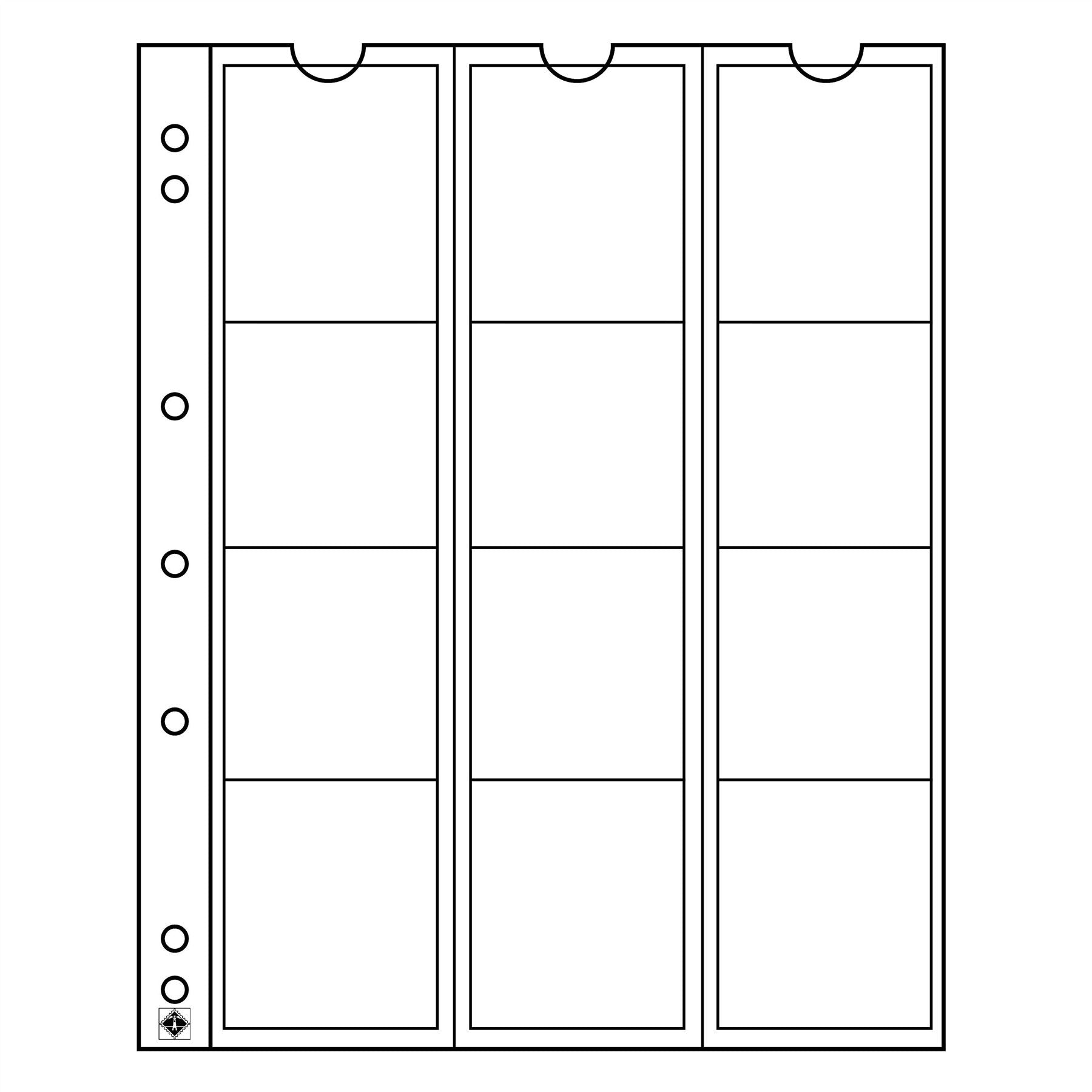 NUMIS Coin Sheets for Coin Albums | Packs of 5 | Different Pocket Configurations