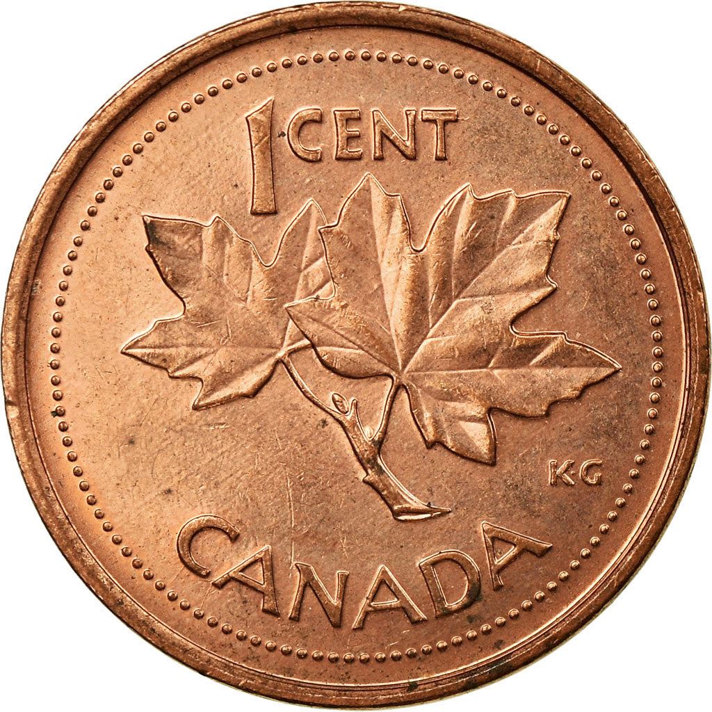 Canada | 1 Cent Coin | Copper plated zinc | Golden Jubilee | KM:445 | 2002
