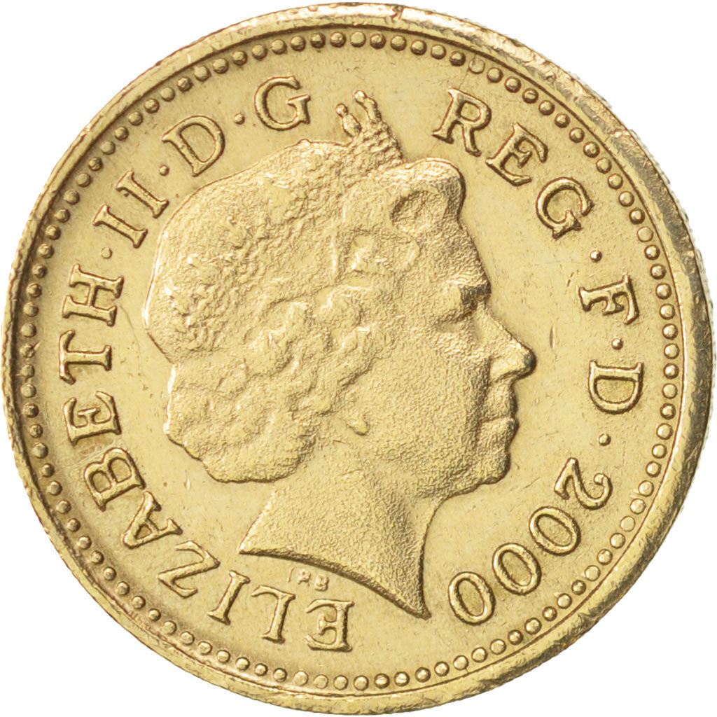 United Kingdom | 1 Pound Coin | Welsh Dragon | Km:1005 | 2000