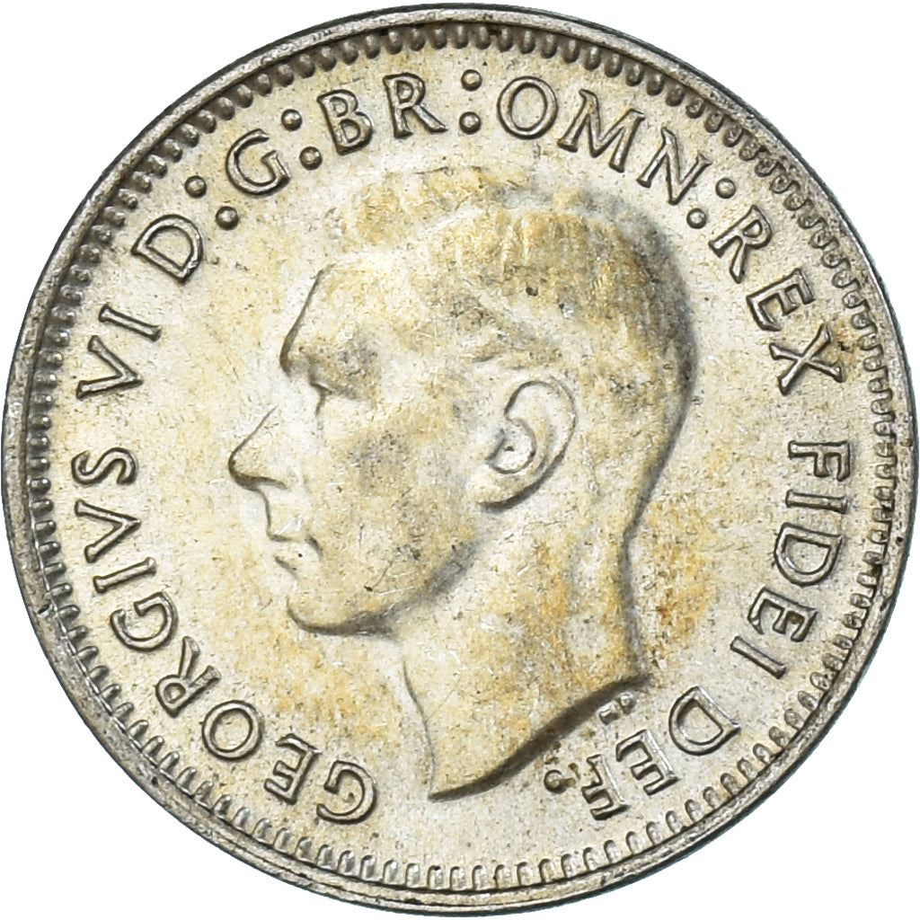 Australia | 3 Pence Coin | George VI | Km:44 | 1949 - 1952