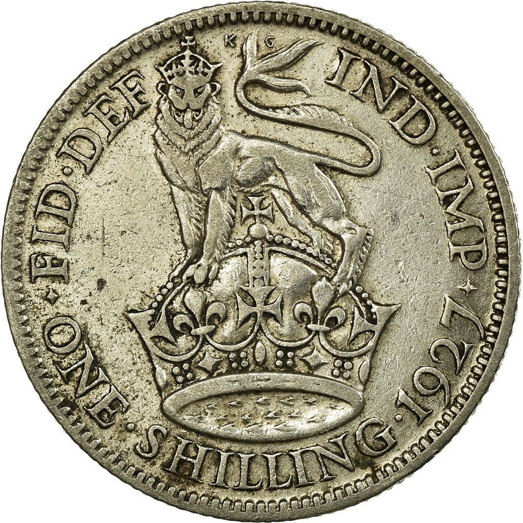 United Kingdom | 1 Shilling Coin | George V | KM:829 | 1926 - 1927