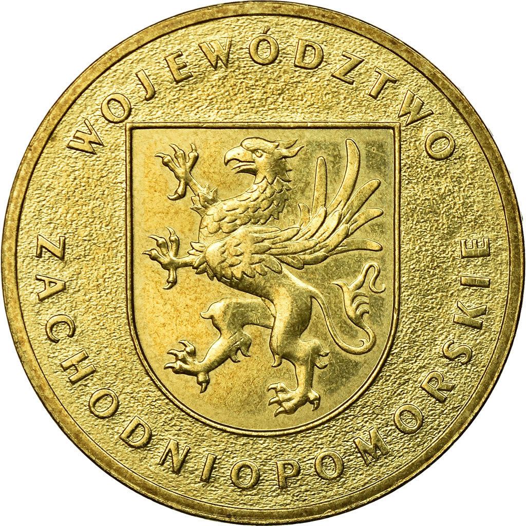 Poland | 2 Zlotys Coin | Zachodniopomorskie | Y:563 | 2005