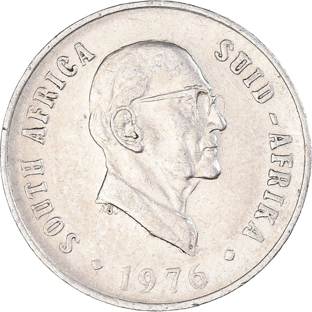 South Africa 10 Cents Coin | Jacobus J. Fouche | KM94 | 1976