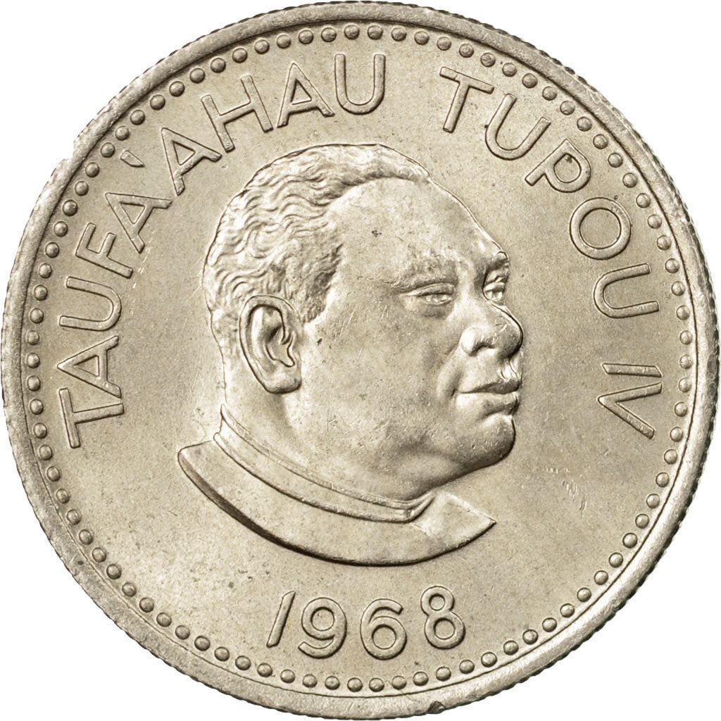 Tonga | Moneta da 5 Seniti | Re Topou IV | Ramo | Km:29 | 1968 - 1974