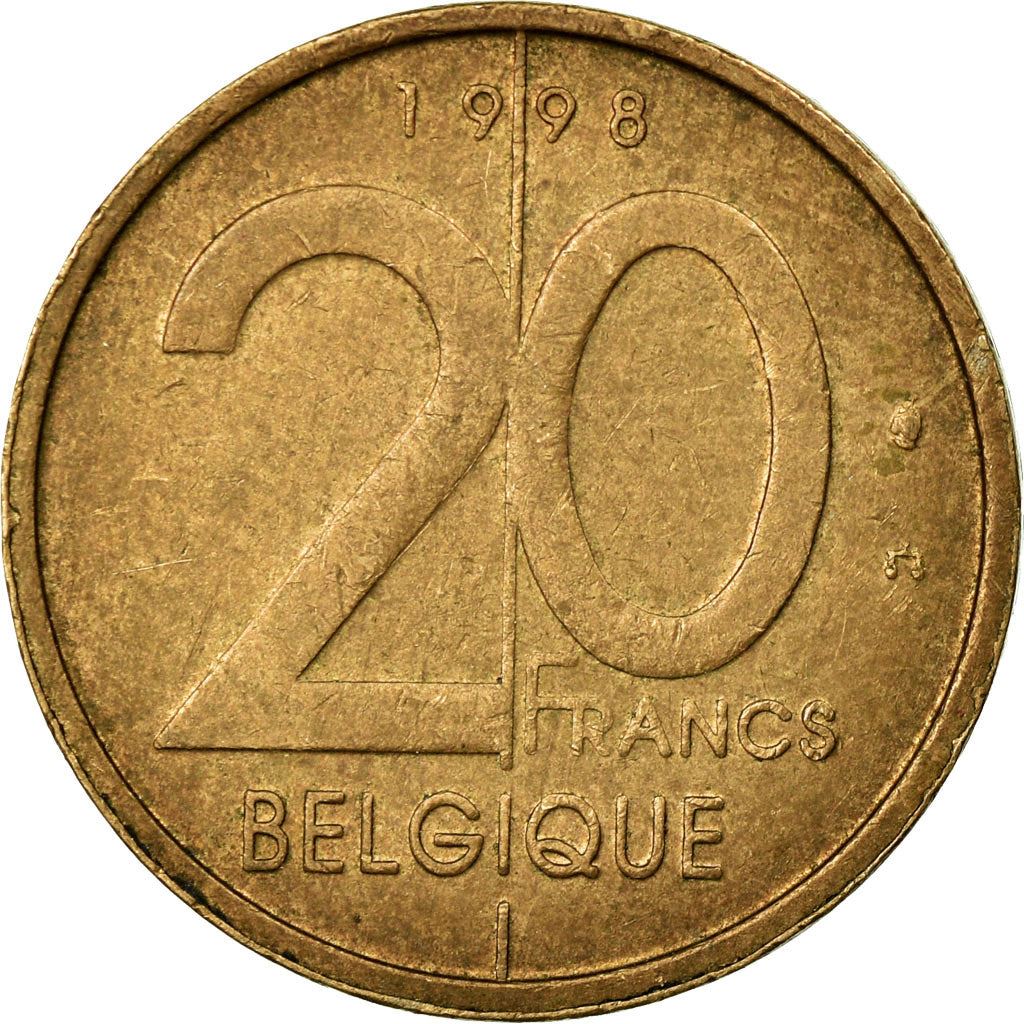 Belgian Coin 20 Francs - Albert II Belgique | Angel | Scales | KM191 | 1994 - 2001
