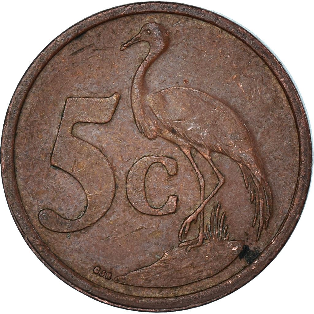 South Africa 5 Cents Tsonga Legend - AFRIKA-DZONGA Coin KM160 1996 - 2000