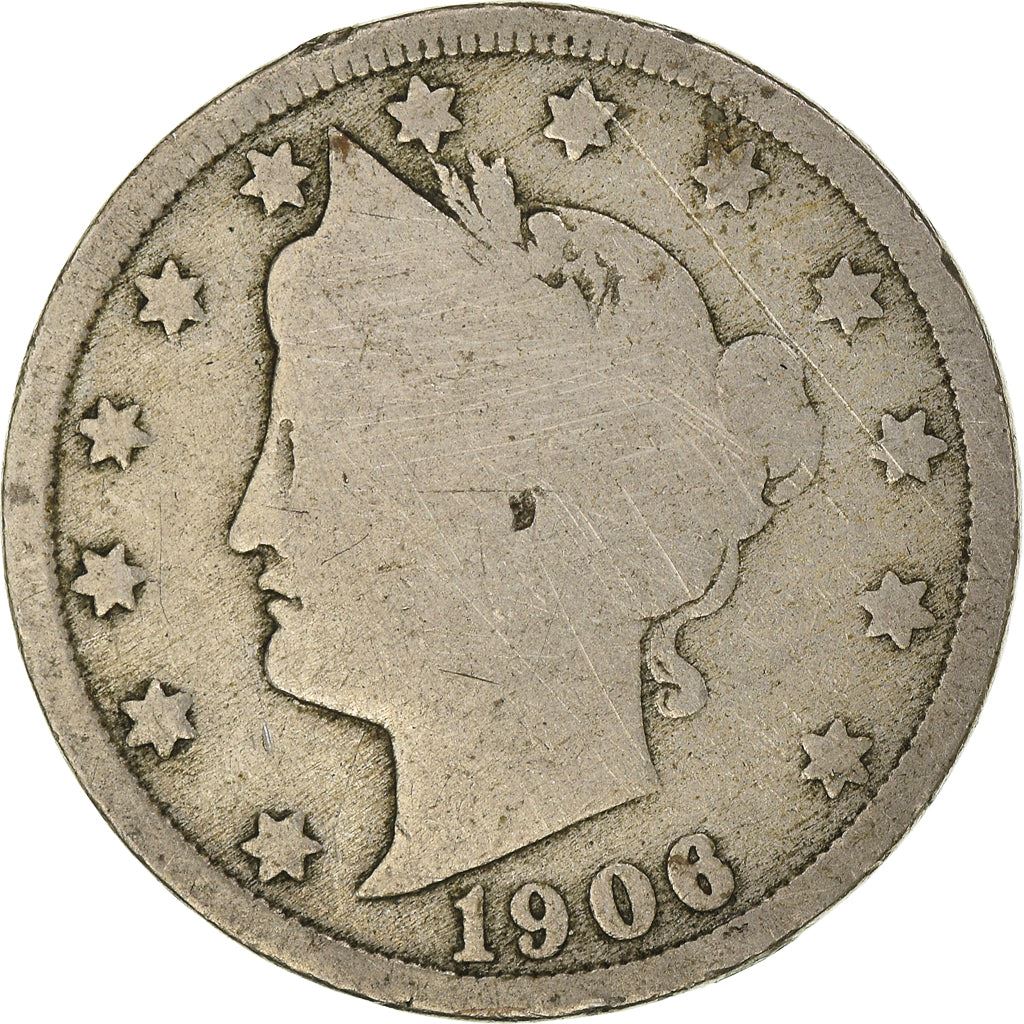 United States | 5 Cents Coin | Liberty | Roman Numeral | KM112 | 1883 - 1913