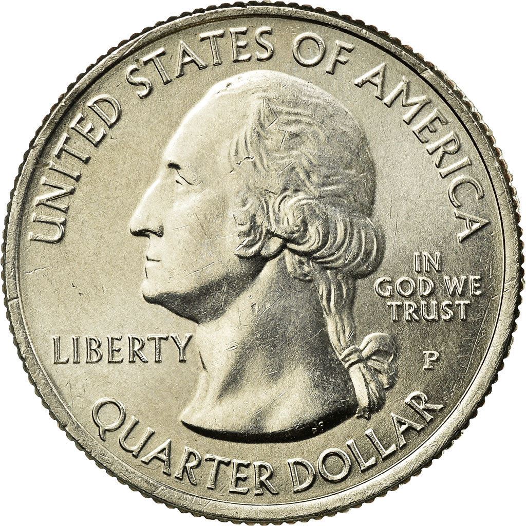 United States | 1/4 Dollar Coin | Oregon | Mount Hood | Km:473 | 2010