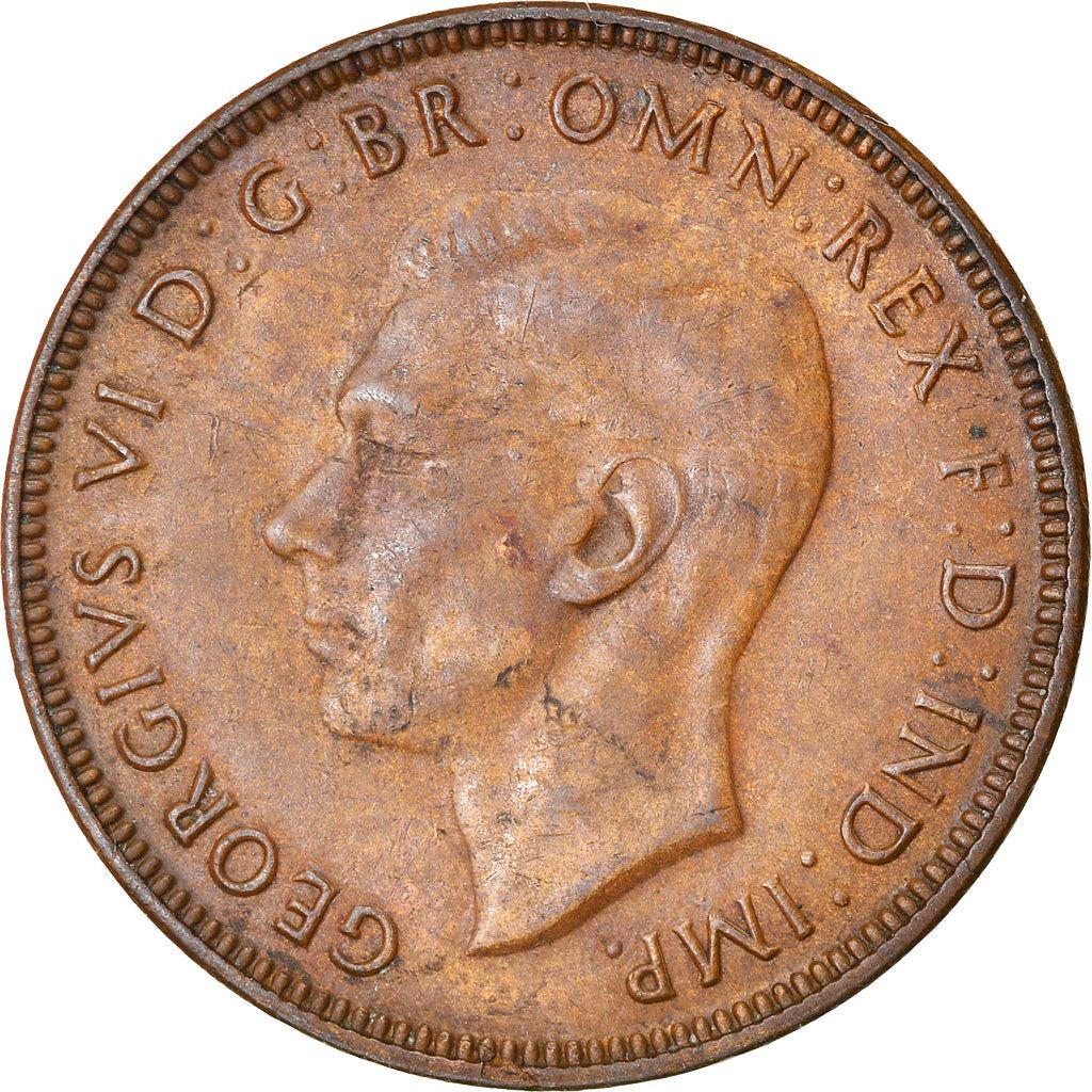Australia | 1/2 Penny Coin | Kangaroo | Km:41 | 1939 - 1948