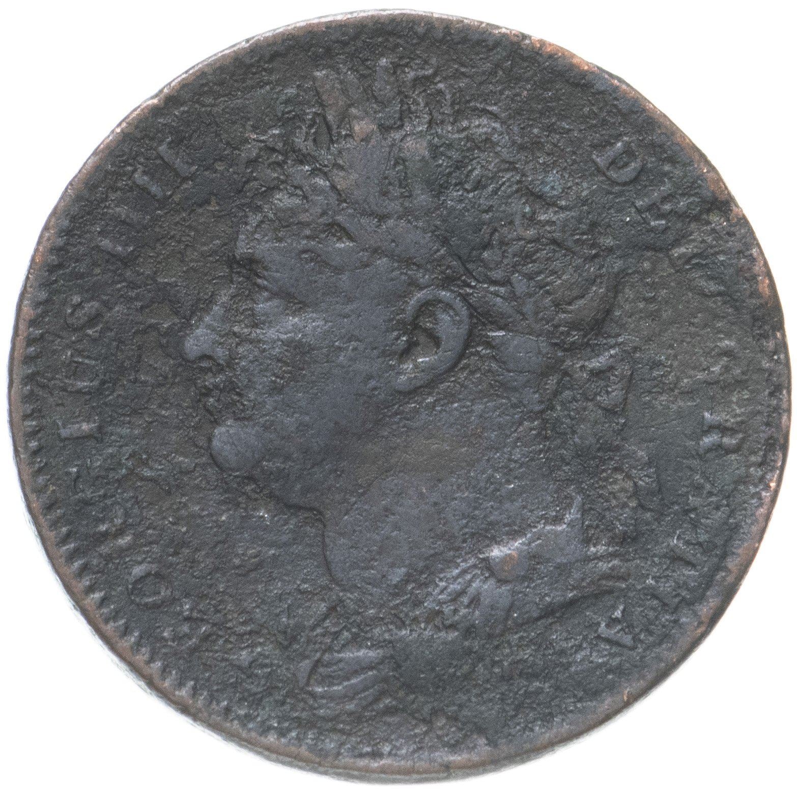 United Kingdom 1 Farthing Coin | George IV 1st issue | 1821 - 1826