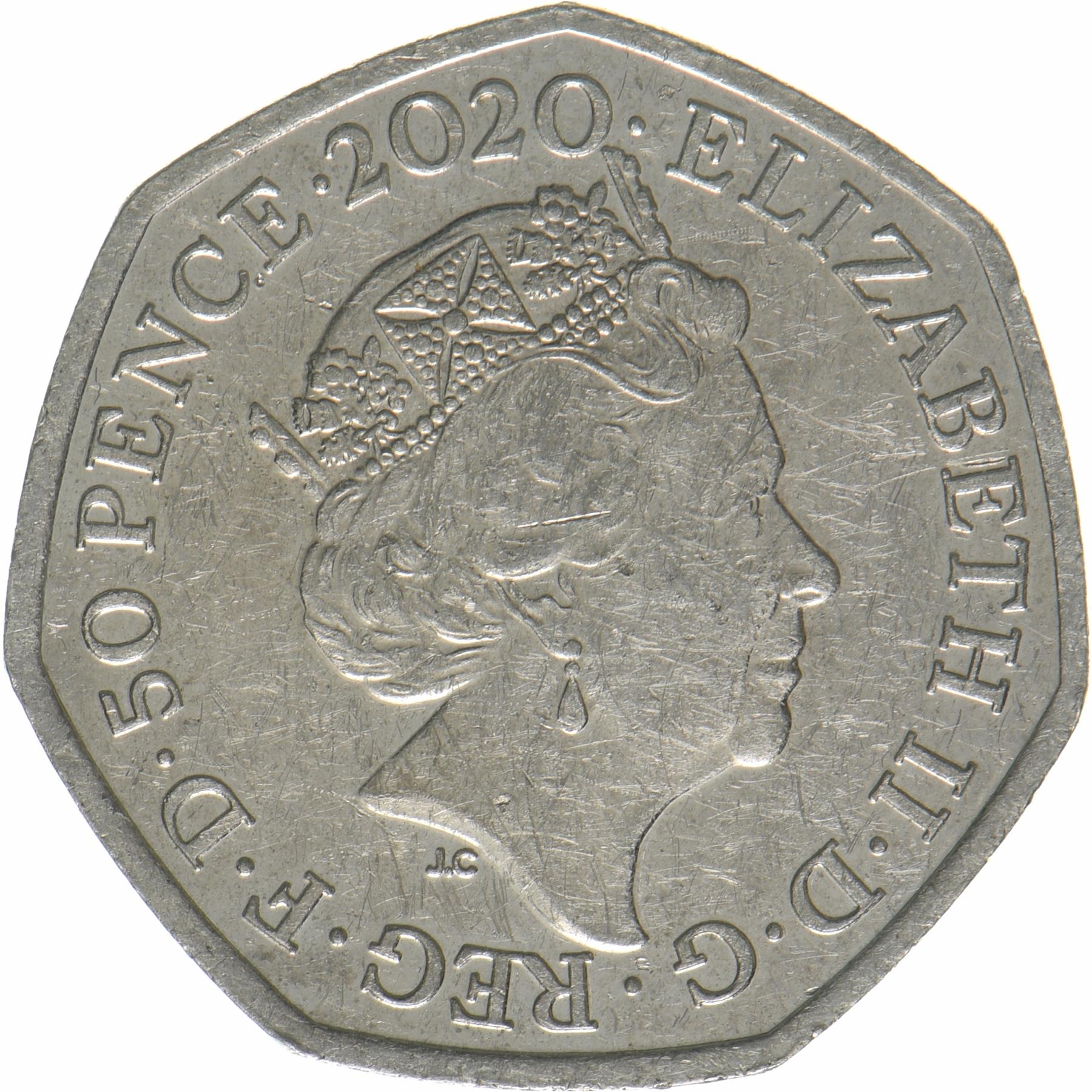 United Kingdom | 50 Pence Coin | Diverse Britain | Km:1818 | 2020
