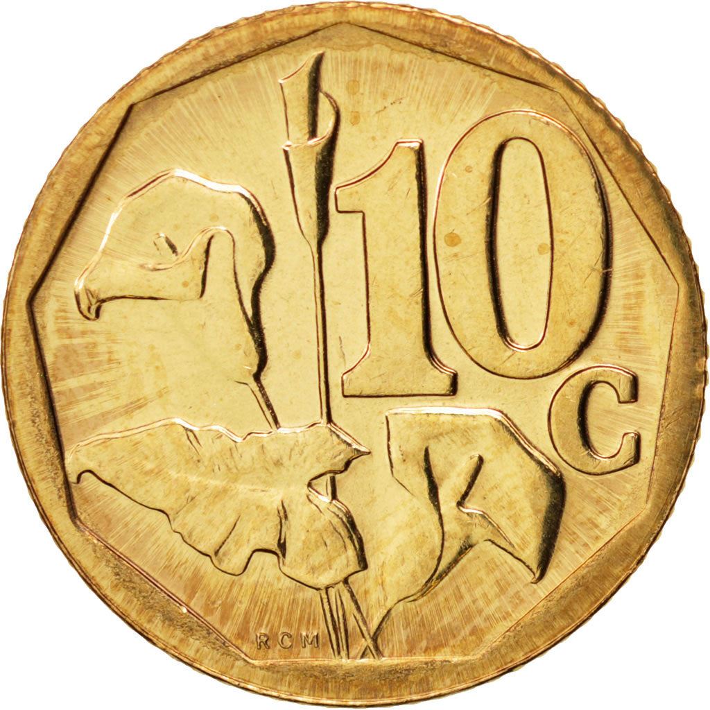 Sydafrika 10 Cent Zulu Legend - iNingizimu Afrika Mynt KM441 2008